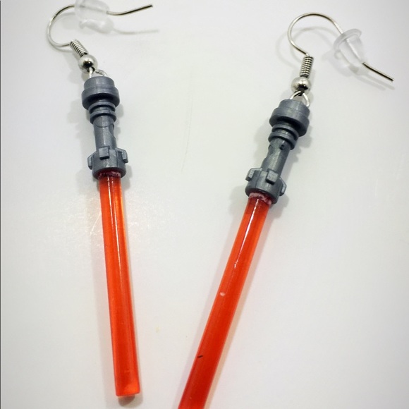 Star Wars lightsaber earrings - Picture 4 of 5